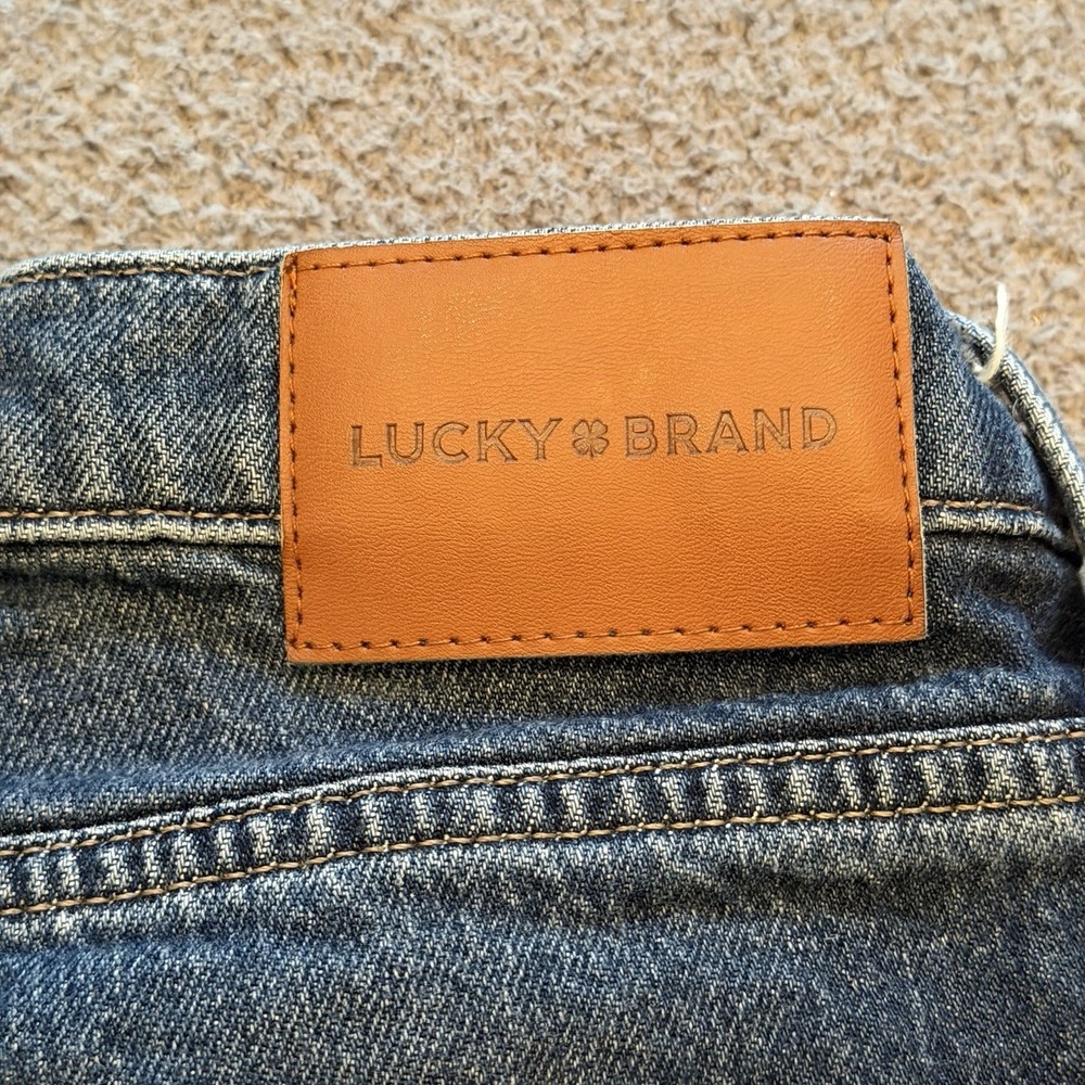 LUCKY BRAND Jeans ZOE High Rise Straight Leg Medium Wash Denim Women's 10/30L - Picture 16 of 16